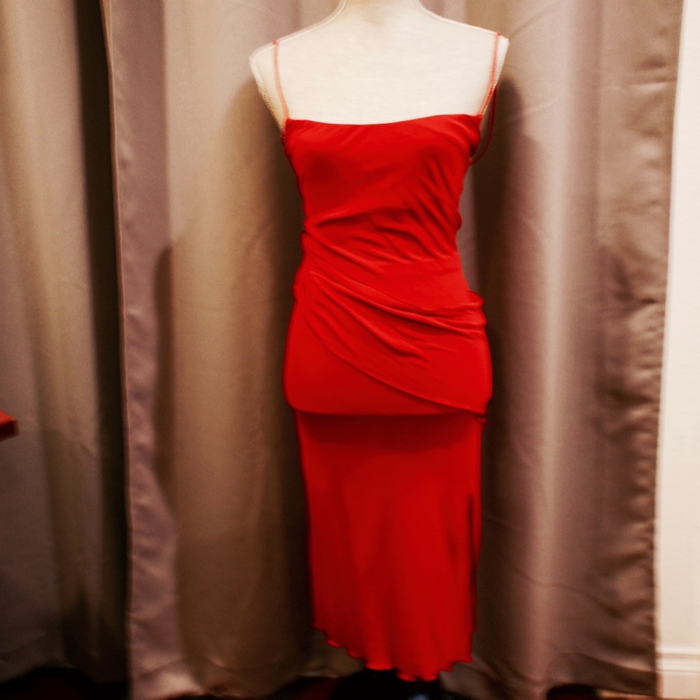 Classy Red Designer Dress